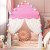 迪士尼儿童帐篷室内宝宝小帐篷公主房男孩女孩游戏屋家用小城堡小 粉色( 蓝色(夜光-款)无甲醛 大空间 双