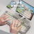 前行者 EWEADNV98无线键盘鼠标套装蓝牙双模机械手感办公便携高颜值薄膜键盘电脑笔记本平板iPad通用 奶油灰 奶油灰Pro三模键盘带屏版RGB灯效