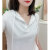 艾格纯棉短袖恤女士2024夏季新款时尚休闲洋气小衫短款上衣女装 灰色 XL(建议115斤一130斤)
