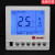 空调控制器智能温度风机盘管温控器液晶三速开关面板 806格子屏红标