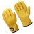 伏加瑞氩弧焊电焊手套全羊皮焊接手套柔软透气耐磨隔热防烫柔软羊皮手套 黄色羊皮手套（加棉） 5双