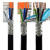 中速运动信号控线EVVP2 3 4芯高柔性拖链自动化设备屏蔽电缆线 EVVP2*1.0平方 黑色1米