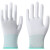 浸塑胶涂指涂掌尼龙手套劳保工作耐磨防滑干活打包薄款胶皮手套 紫色涂指手套(1200双) S