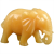 米黄玉石大象摆件吸水吸财守财象摆饰客厅 长26cm大象单只（要哪一款备注）
