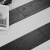 科威顿简欧黑白色复合强化木地板12mm工装耐磨方板服装店咖啡店木地板 纯黑浮雕 815x155x12mm 平米