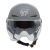 新国标3C认证夏季电动车安全头盔男女电瓶摩托车半盔双镜款可调节 亚粉 均码