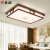 长裕现代简约新中式吸顶灯大气客厅灯长方形创意全铜实木灯具中国风