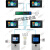 适用于定制沭露适用于定制安居宝可视对讲门禁别墅对讲门铃医院对讲主机刷卡网络ZJ10BC 网线1拖4 不带刷卡