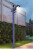 TOWOHO  TYNG3050 庭院户外灯铝型材景观灯柱 花园小区路灯 铝材不生锈太阳能路灯 50W 3米高 深灰色灯杆 白光+侧面蓝光