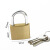 船用黄铜子母挂锁 铜挂锁二级管理锁子母锁锁IMPA490511/12 全铜子母锁60MM490513