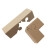 纸护角纸箱包角护角条带扣转角防撞物流发货打包装家具保护包边条 带扣转角(100个/组) 长10+10cm(边50厚4mm) x 90°转角