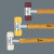 五金维修工具100 Safety锤头安全锤尼龙锤进口安装锤 C款尼龙锤子1号锤面22mm(05000