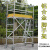 5m铝合金脚手架租赁深圳工程施工建筑铝制手脚架10米高移动铝制架 窄架5.2米直梯