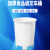 塑料牛筋叉车桶圆桶家用发酵桶酿酒桶大口塑胶桶可配盖 700升牛津桶