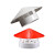 德银 管件多用实用屋顶塑料PVC防雨帽透气帽通气帽管帽通风口 160-200-250通用防雨帽白顶