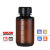 NIKKO高透棕色PP塑料瓶100/250/500/1000ml广口试剂瓶样品分装瓶 500ml