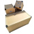 乐霍 纸箱搬家纸箱定制超厚超硬大纸箱蜂窝纸箱出口专用高强度纸箱 60*40*50cm厚2cm