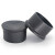 圆管套橡胶保护套塑料脚垫PVC管塞圆管外套塑料帽圆形塑料管套 黑色16mm圆外套