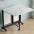 酷林KULIN折叠餐桌小户型移动吃饭桌家用多功能可伸缩超薄方形桌子 白1.2米