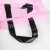赫思迪格 PE手提袋 商务礼品袋化妆品服装购物袋 横款 粉红色(33*25+4)*10个 HGJC-35