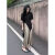 WJXR广州十三行女装短袖辣妹套装女夏装搭配一整套时尚高级感酷盐系穿 香槟色上衣 S