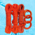 水上救生绳漂浮救生绳救生圈安全抛绳救援装备消防应急救生漂浮绳 12mm100米+安全钩+手环