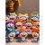 FUNSS十二星座哆啦A梦系列积木微小颗粒拼装男女生礼物玩具 巨蟹座带灯光卡扣玻璃罩