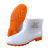 风一顺(FENGYISHUN) 耐油耐酸碱卫生雨靴 506 矮筒 高16cm 白色 38码 1双