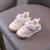 SKONWAT婴儿新款春夏季单网软底学步鞋男小童镂空鞋子1-2-3岁宝宝运动鞋4 红色 16码内长12厘米