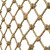 阿力牛 AQJ110 麻绳网孔防护网 顶棚景区护栏网隔离网 菱形打结网  10mm绳粗10cm网孔3×5m