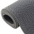 稳斯坦 WZYT11 S型PVC镂空地毯 塑胶防水泳池垫浴室厕所防滑垫 4.5厚2.0m宽*1m灰色