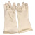橡胶防化手套加长工业耐酸碱手套防水喷砂电镀抗腐蚀耐磨 60厘米（加厚）耐酸碱手套 L