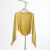 UOSU春秋蝙蝠袖茧型短款针织外套长袖披肩纯色外搭高级时髦款上衣坎肩 黄色 均码