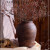 漂傲轻奢新中式做旧粗陶花瓶花器插花干花土陶罐多肉花盆复古客厅 底部打孔 D-16纹痕