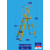 装修玻璃纤维登高工程折叠铝合金扶手围栏电工绝缘阁楼平台梯 GAE-05N玻璃纤维平台梯（不含网，轮，踢脚板）