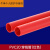 线管pvc 16pvc20mm穿线管阻燃电工套管电线管接头线管水管管件配 20pvc 穿线管(红色)1米的单价