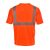 安大叔JJ-E774圆领反光T恤 3M反光材料100%涤纶透气鸟眼布 一件装 荧光橙（加LOGO） XL 