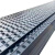 定制适用瓷砖展示架挂墙样板样品专用展架包边冲孔条地砖岩板多功能冲孔管 3.0米（2*4）黑色/根/送挂
