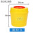 适用废物利器盒锐器盒一次性医院黄色圆形方形针头小型垃圾桶 圆形6.5升