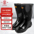 安全牌 绝缘靴ZX025-1 25KV电工防水劳保雨鞋 长筒加厚防滑雨靴42