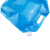 金诗洛 便携式装水袋 蓝色5L 塑料手提可折叠水箱 KT-265