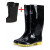 特种工矿雨鞋耐酸耐碱耐油雨鞋耐用型雨鞋工地雨鞋防水胶鞋雨靴 906长筒加棉 39