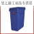 Rubbermaid乐柏美ins工业风SlimJim 方形长筒型87L垃圾桶垃圾收集 灰色活门式桶盖FG267360