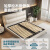 狄普真皮艺1.5米实木主卧室双人床架现代轻奢十大品牌床排名530