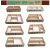 定制适用粉笔盒收纳盒讲台实木办公桌面杂物收纳盒教室讲桌粉笔收纳盒 白色2格