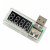 USB充电电流/电压检测仪检测器USB电流/电压测试仪移动电源测试仪 弯款白色