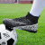 姆巴佩足球鞋男女碎钉世界杯巨星同款青少年学生训练比赛考试中考体测鞋 碎钉黑色 42 配三件套