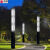 仞歌太阳能路灯LED灯公园广场小区灯柱户外防锈方形照明路灯庭院景观灯- 款式三太阳能3.5米高250方 602