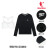 乔丹运动套装女士2024春季新款设计感圆领卫衣背心两件套 乔丹白/黑色 XXL(180/100A)