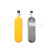 XMSJL/6.L碳纤维防爆高压气瓶带阀带气正压式消防空气呼吸器备用瓶 9L碳纤维瓶